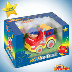 Fire Truck Remote Control Toy - My First RC Car for Toddlers & Kids with Lights & Sounds