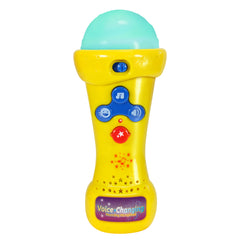 Kids Karaoke Microphone with Voice Changer, Record & Playback, Built-in Tracks and LED Lights